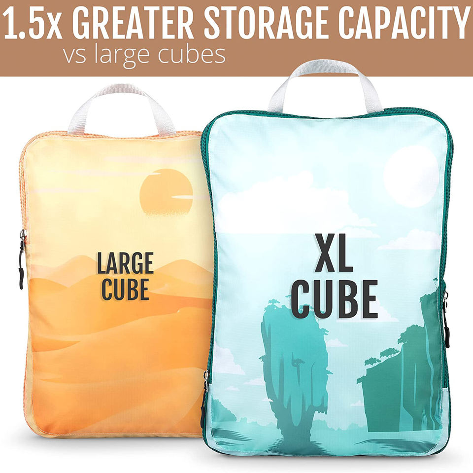 New style packing cubes luxury packing cubes set - extensive 7 piece set packing cubes for kids